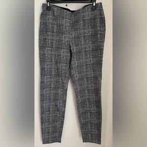 Black and white slacks